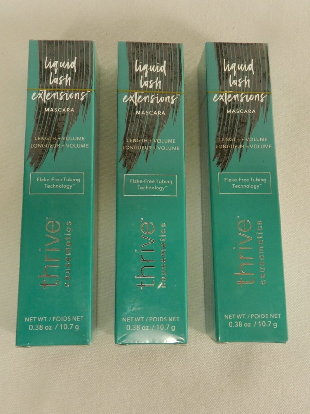 Thrive Causemetics Liquid Lash Extensions Mascara Length Volume black Lot 3 NEW